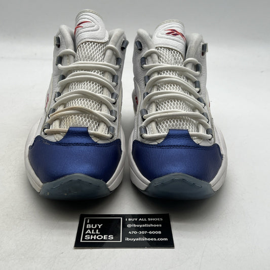 Size 9 - Reebok Question 2022 Mid Blue Toe (GX0227)
