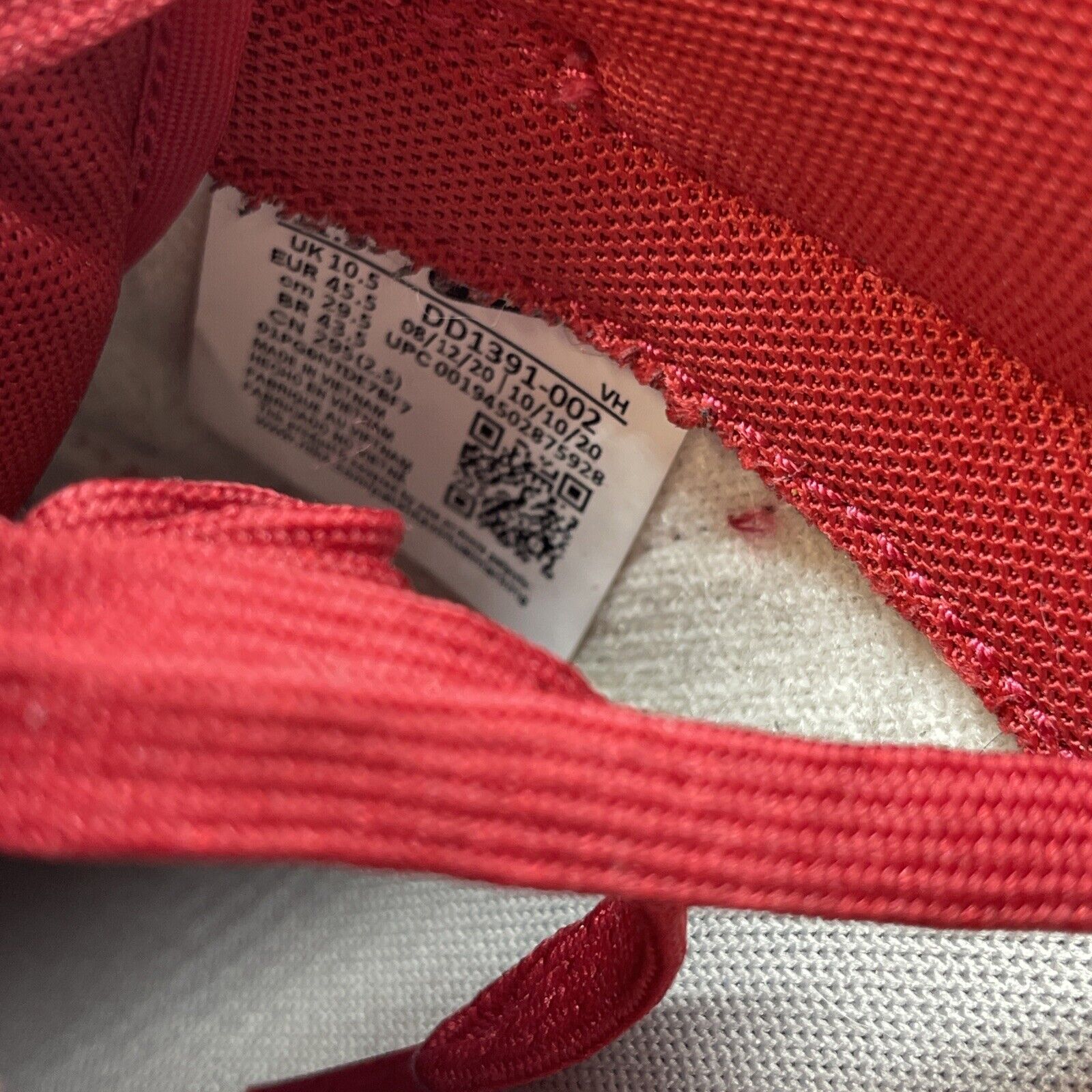 Size 11.5 - Nike Dunk Low SP UNLV 2021 Red White Grey Leather (DD1391-002)