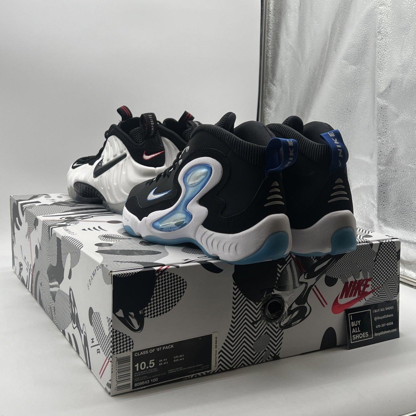 Size 10.5 - Nike Class of '97 Pack Multicolor (808643-100)
