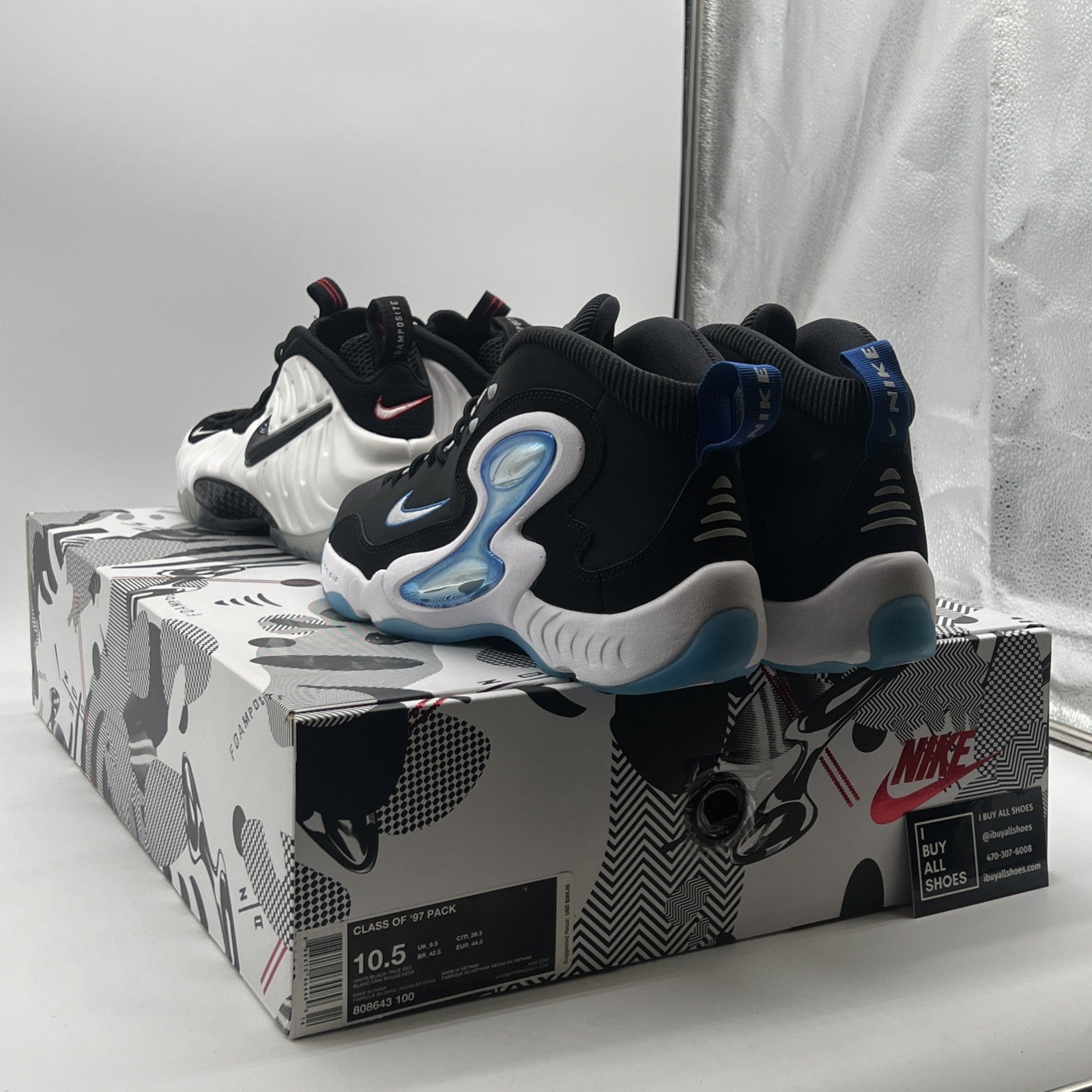 Size 10.5 - Nike Class of '97 Pack Multicolor (808643-100)