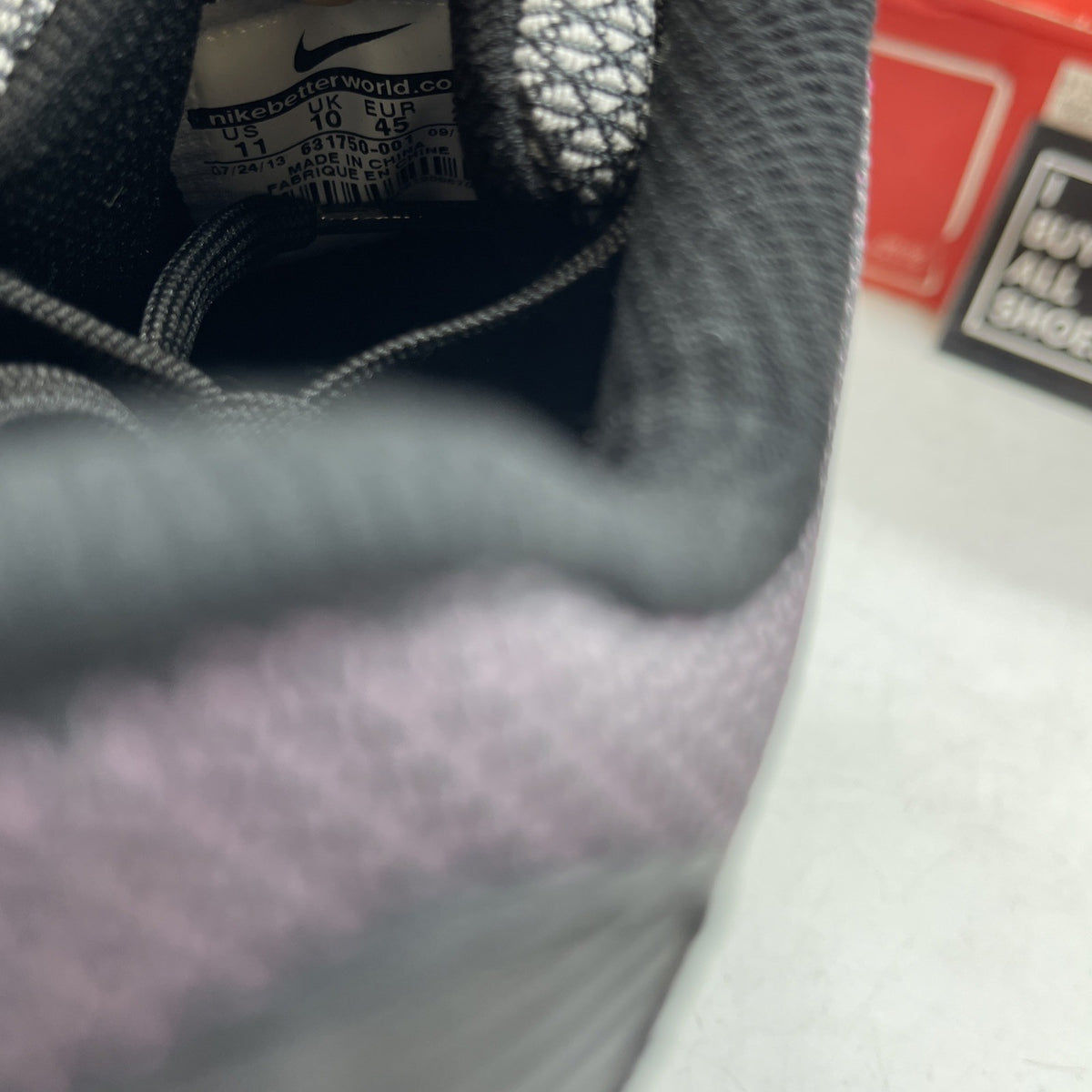 Size 11 - Nike Air Max 90 Jacquard Black (631750-001)