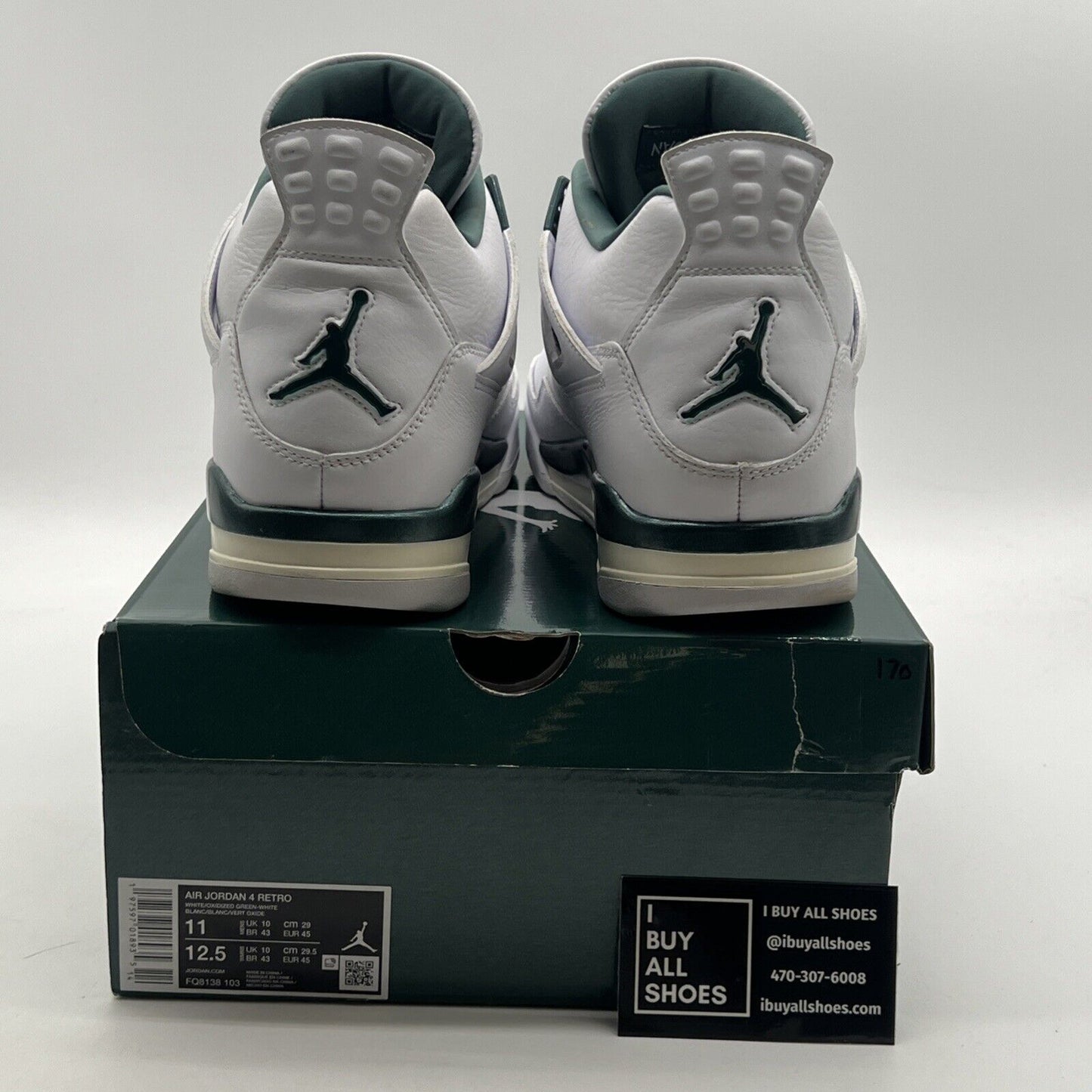 Size 11 - Air Jordan 4 Retro Oxidized Green (FQ8138-103)