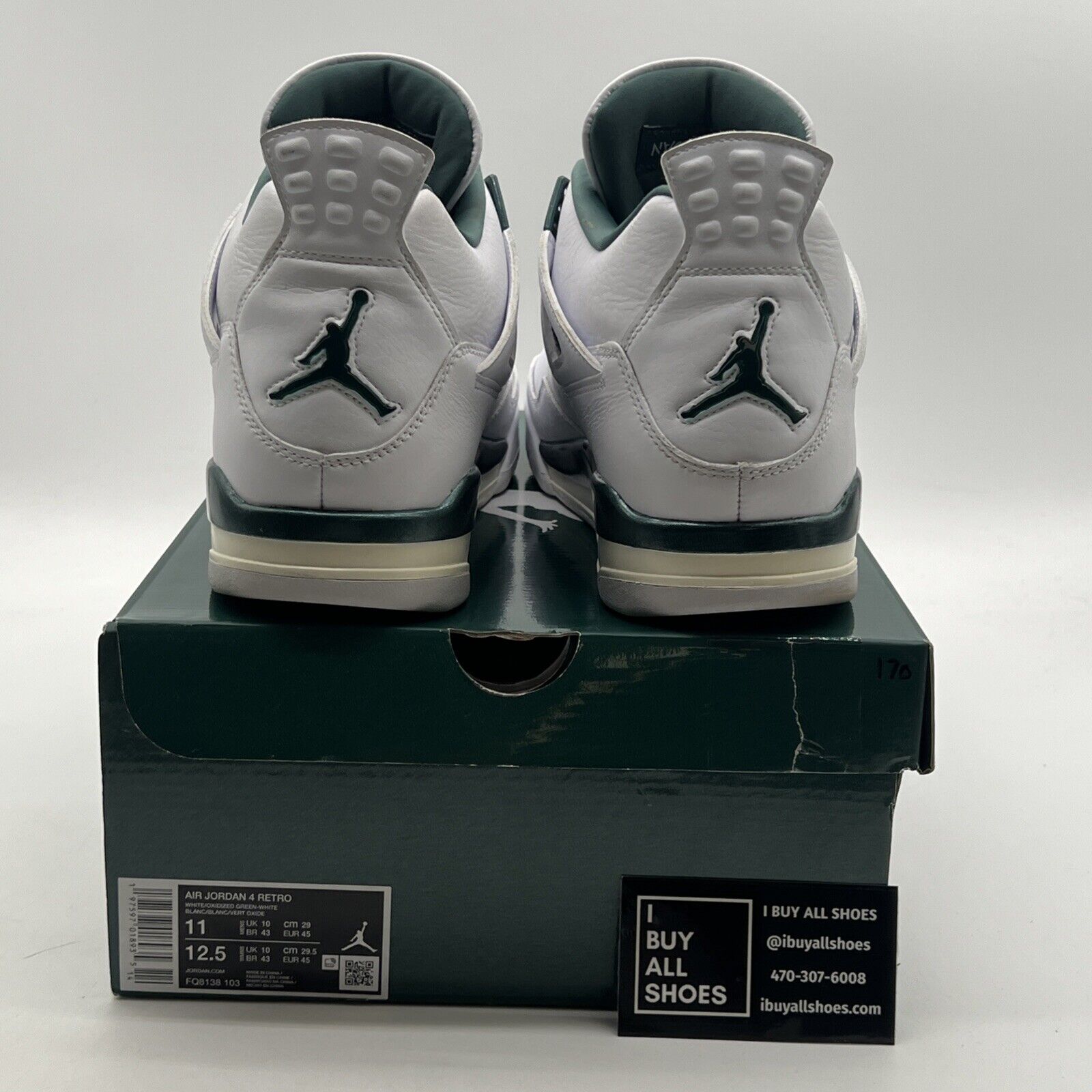 Size 11 - Air Jordan 4 Retro Oxidized Green (FQ8138-103)