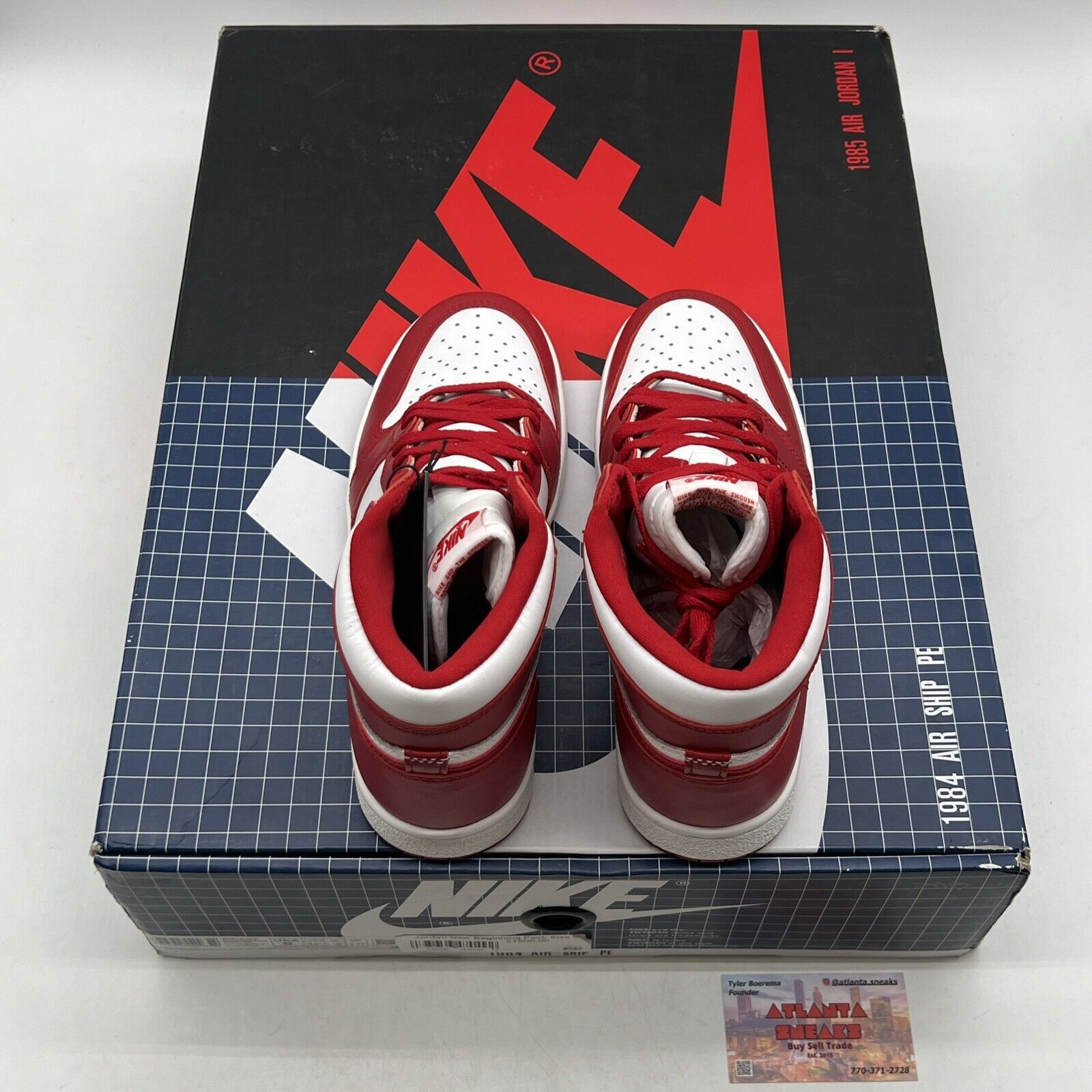 Size 9 - Air Jordan 1 Retro '85 OG High New Beginnings Red White (CQ4921-601)