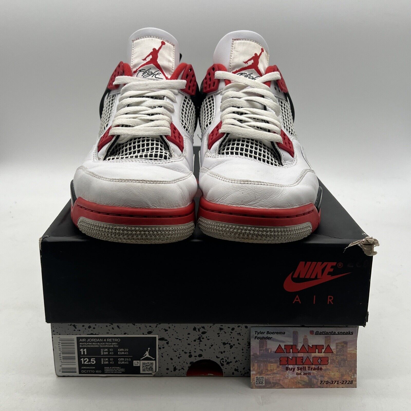 Size 11 - Jordan 4 Retro OG Mid Fire Red (DC7770-160)