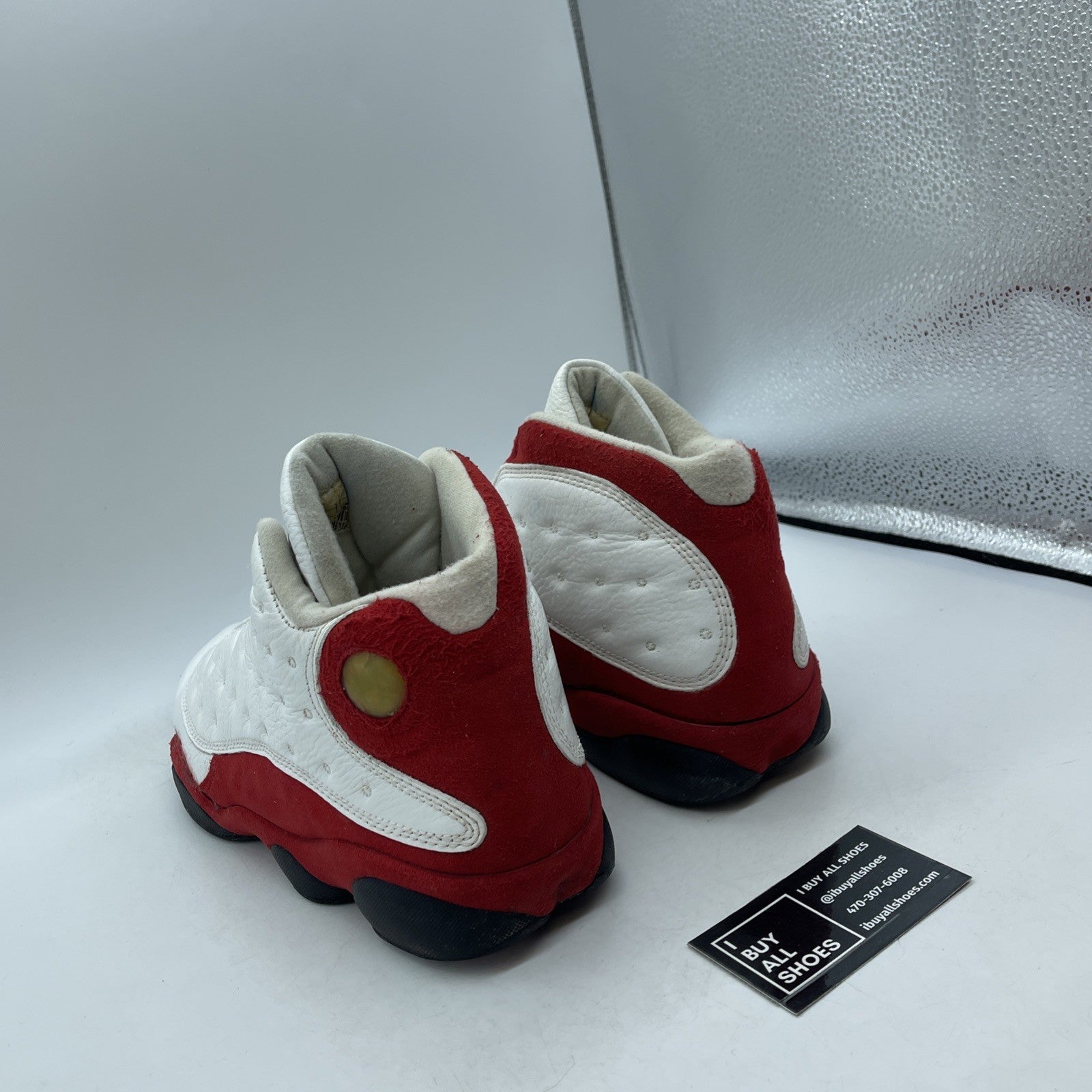 Size 11.5 - Air Jordan 13 OG 1998 Cherry Red Leather Suede Leather (136002-101)