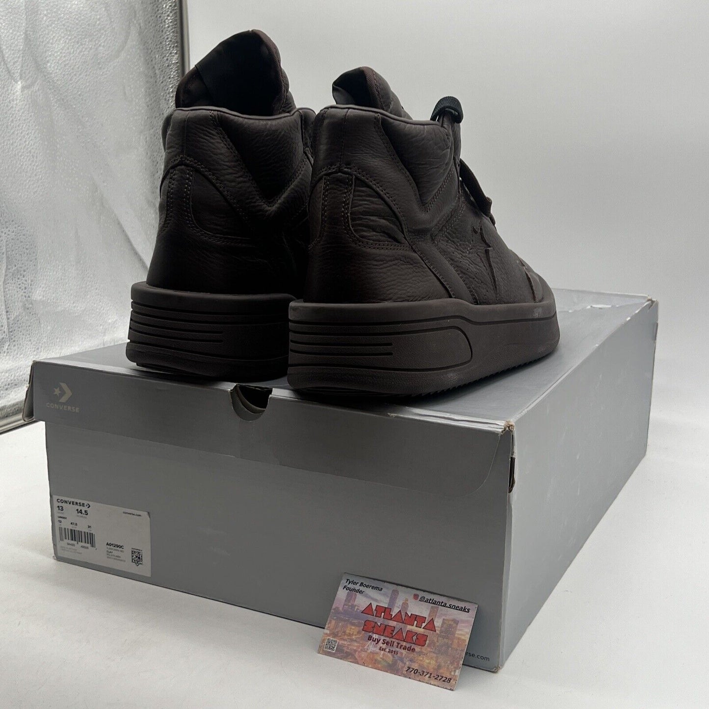 Size 13 - Converse Rick Owens x DRKSHDW TURBOWPN Mid Clay (A0129C)