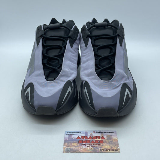 Size 12 - adidas Yeezy Boost 700 MNVN Metallic Purple Black Leather Suede GW9526