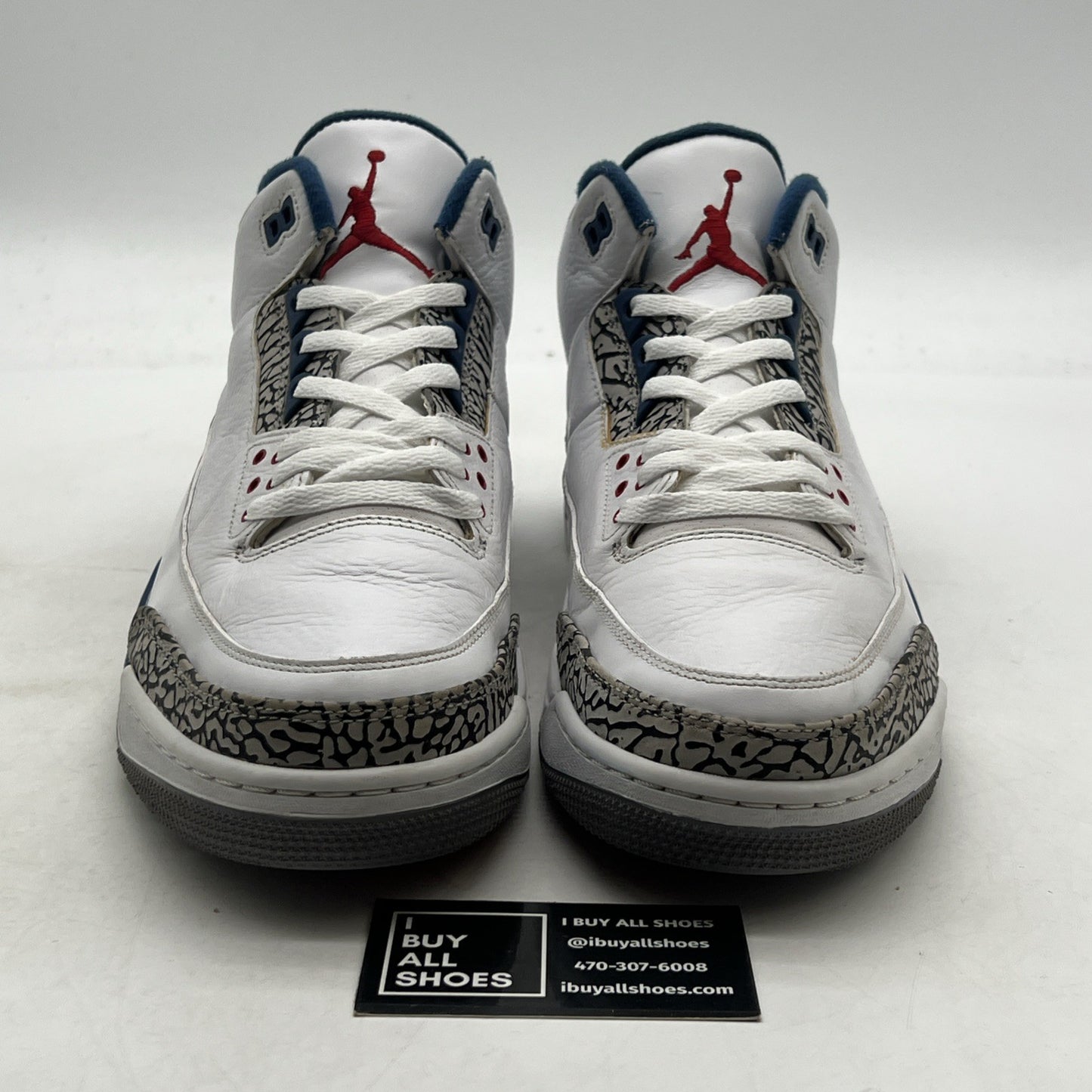 Size 13 - Air Jordan 3 Retro 2011 True Blue (136064-104)