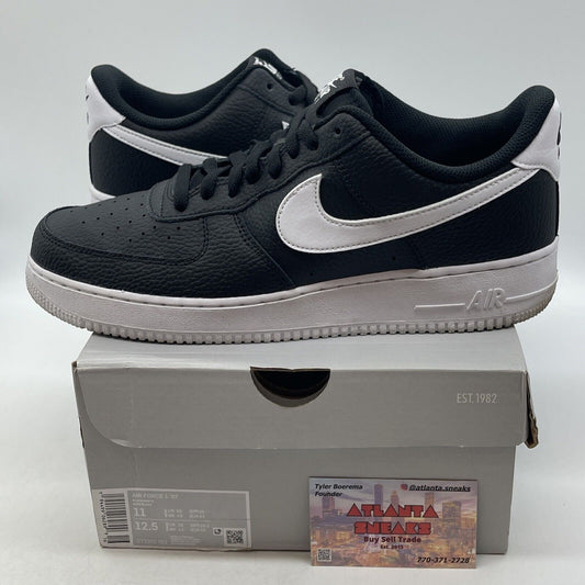 Size 11 - Nike Air Force 1 Black White Leather (CT2302-002)