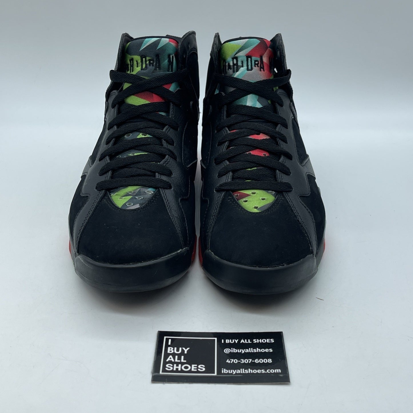 Size 9.5 - Air Jordan 7 Retro 30th Barcelona Nights Black Suede (705350-007)