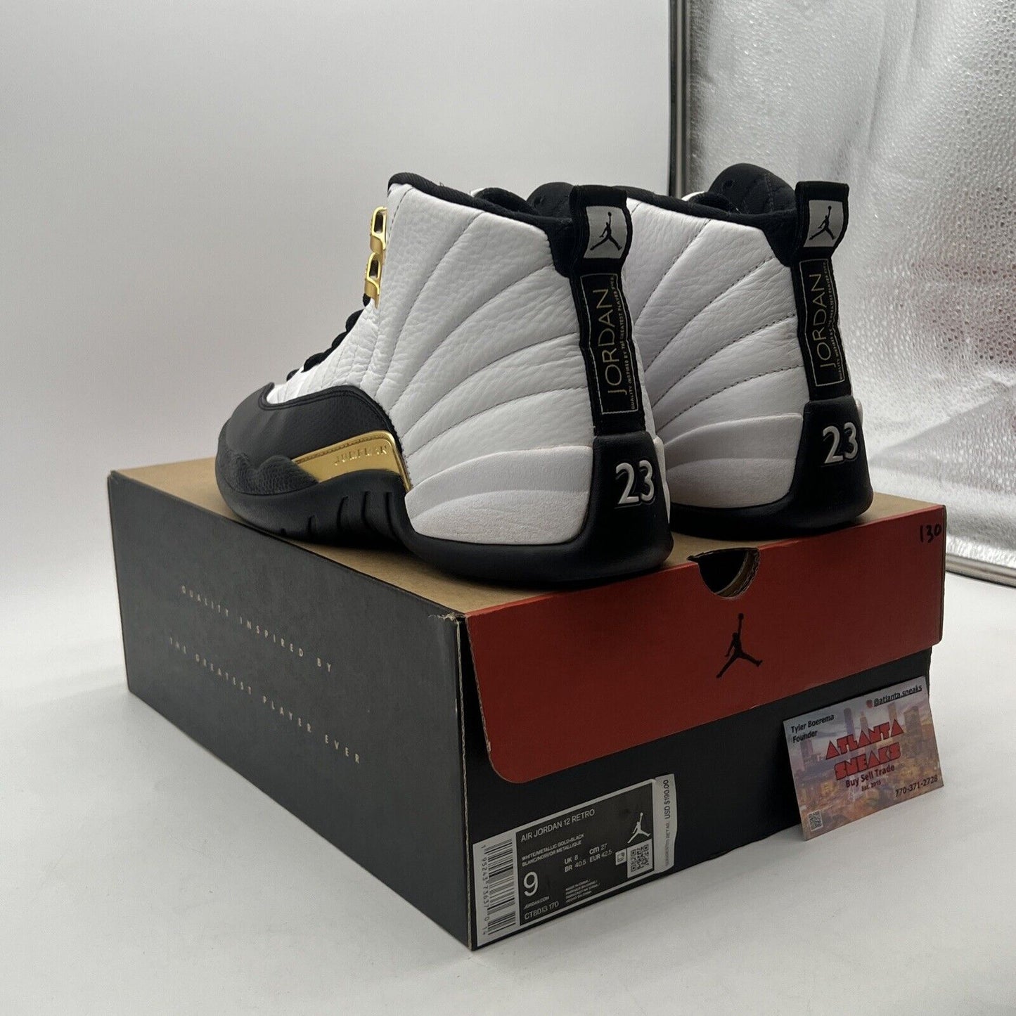 Size 9 - Air Jordan 12 Royalty (CT8013-170)