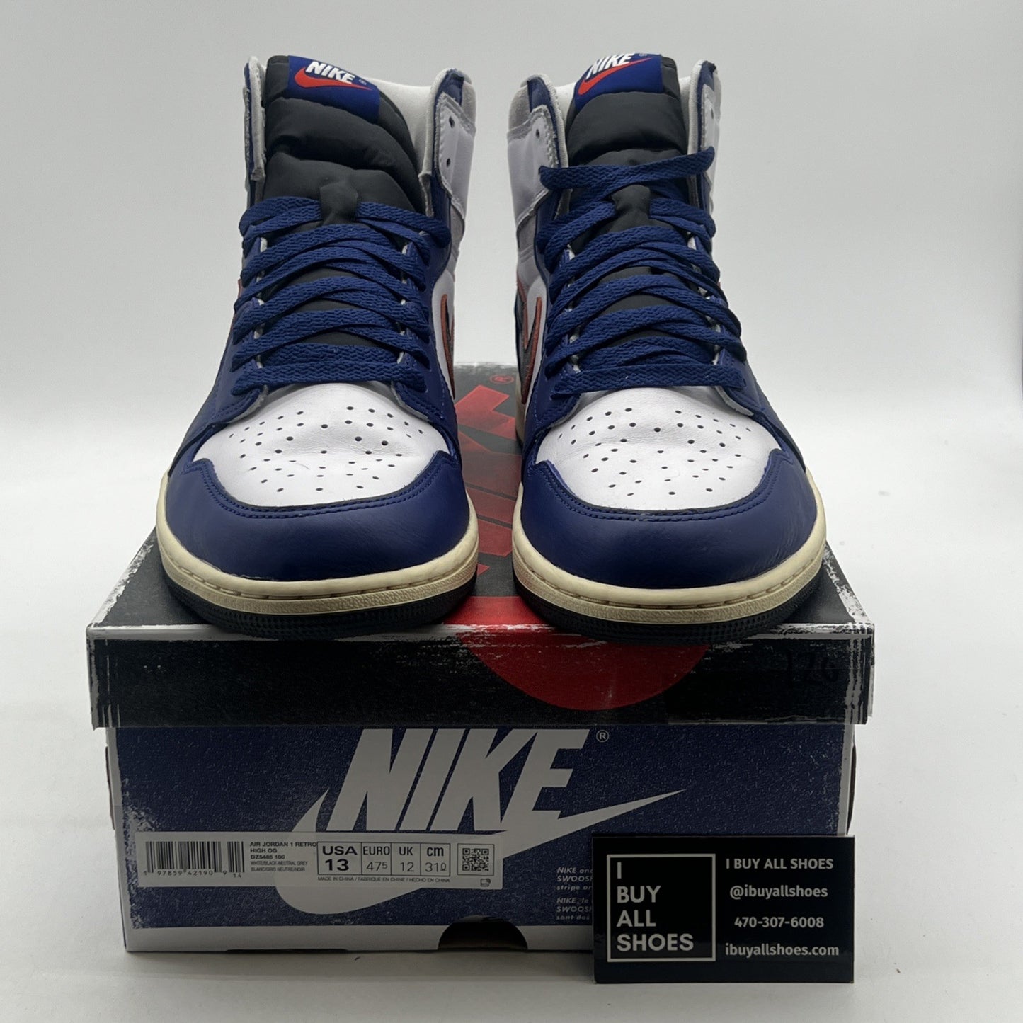 Size 13 - Air Jordan 1 Retro OG High Rare Air - Deep Royal Blue (DZ5485-100)
