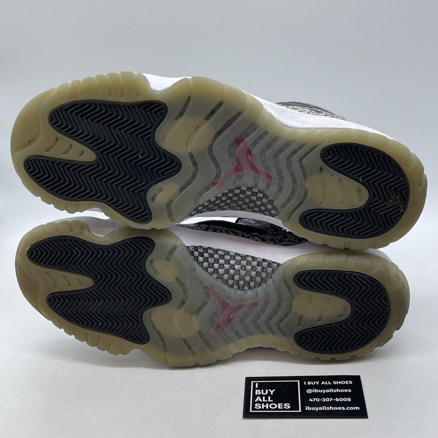 Size 12 - Air Jordan 11 Retro IE Low Black Cement Black Grey White (919712-006)