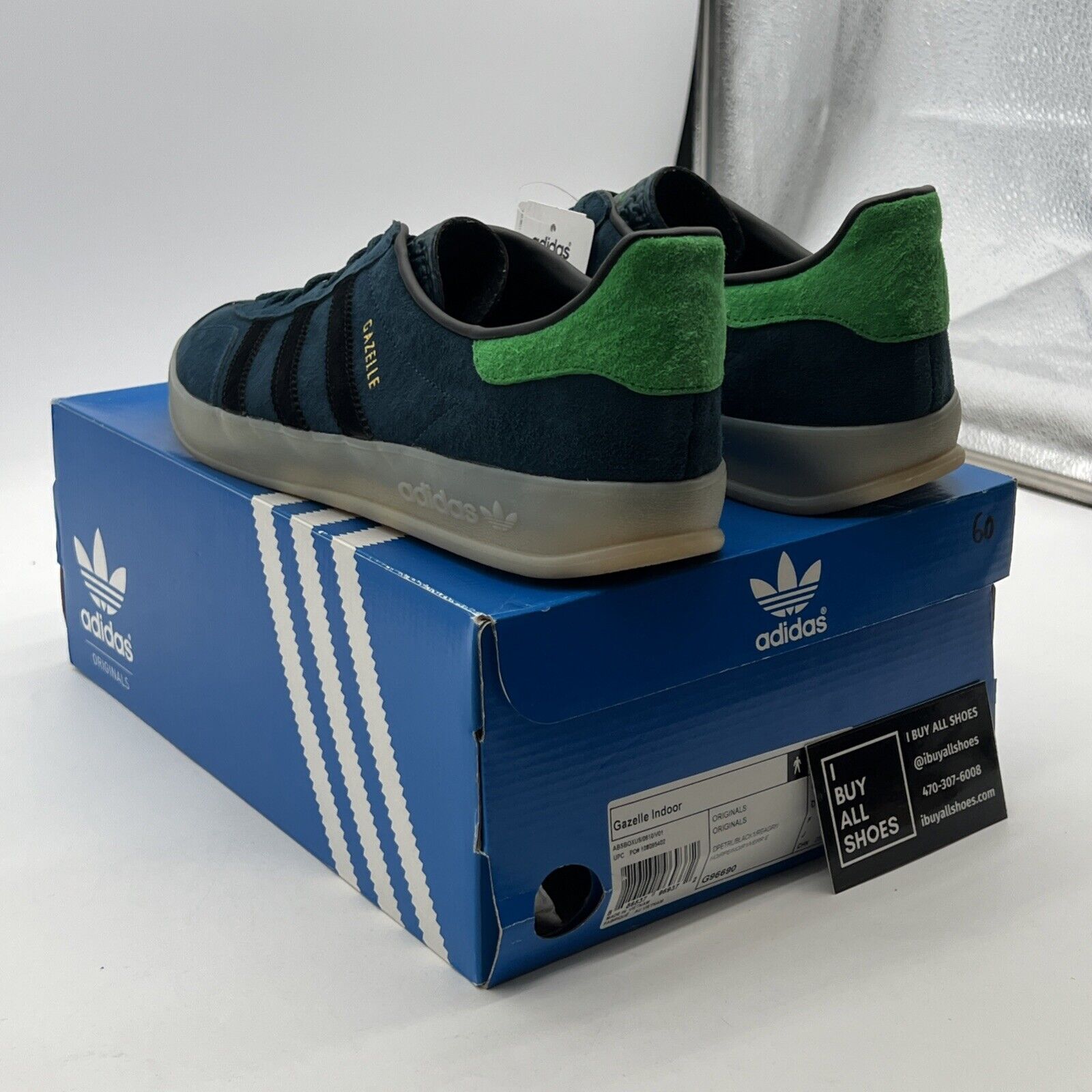 Size 11.5 - adidas Gazelle Indoor Blue (G99690)