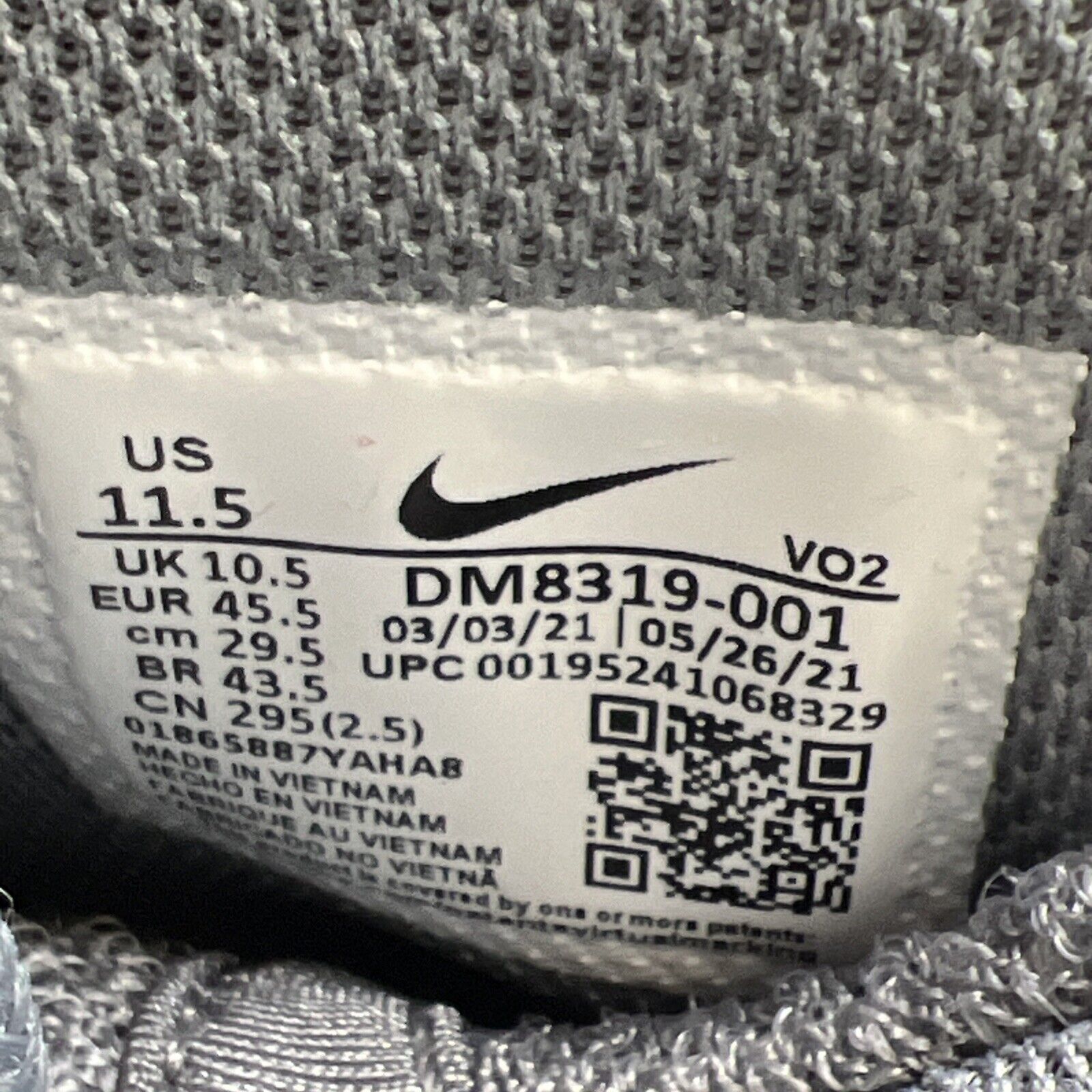 Size 11.5 - Nike Air Max 2 CB 94 2021 Cool Grey (DM8319-001)