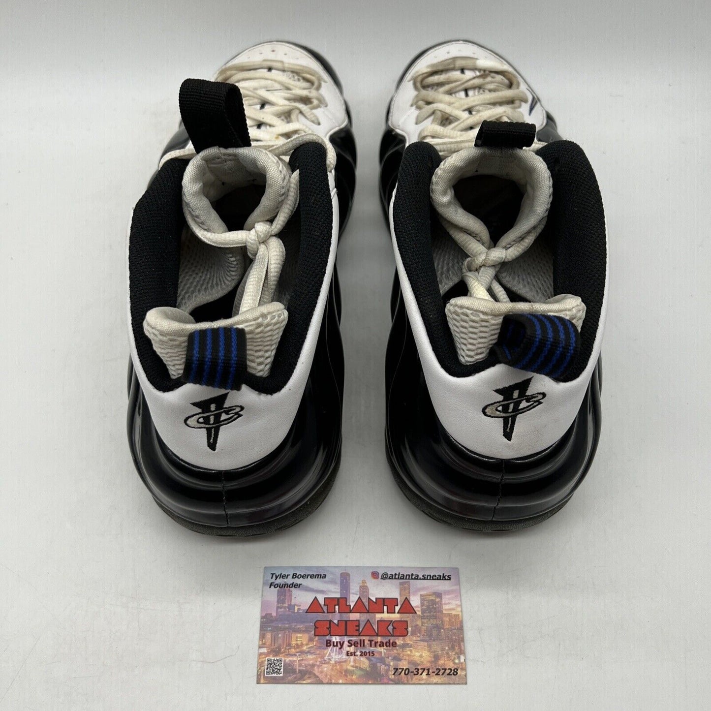 Size 12 - Nike Air Foamposite One Concord Black White (314996-005)