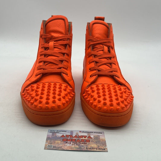 Size 10 - Christian Louboutin Lou Spikes Orlato Men’s