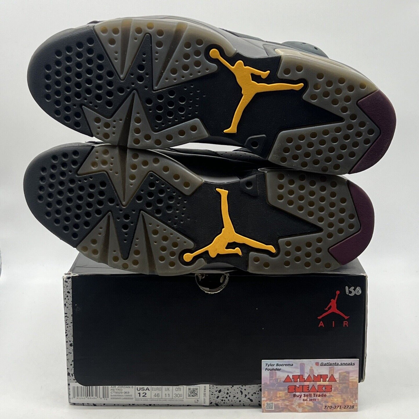 Size 12 - Jordan 6 Bordeaux Maroon Suede (CT8529-063)