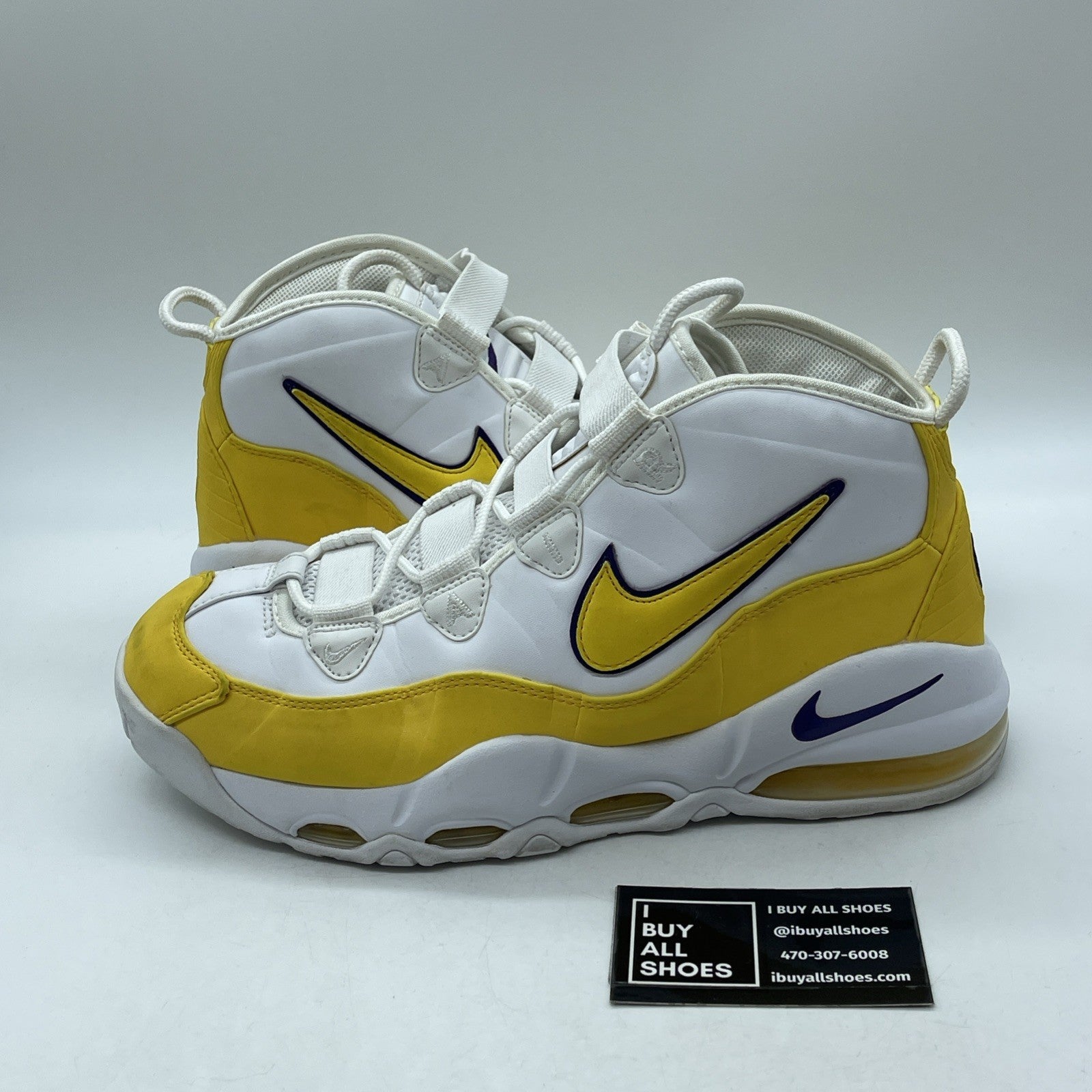 Size 10 - Nike Air Max Uptempo 95 2019 Lakers White Suede (CK0892-102)