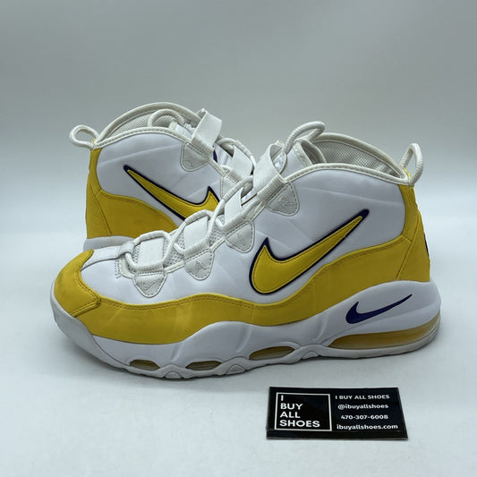 Size 10 - Nike Air Max Uptempo 95 2019 Lakers White Suede (CK0892-102)