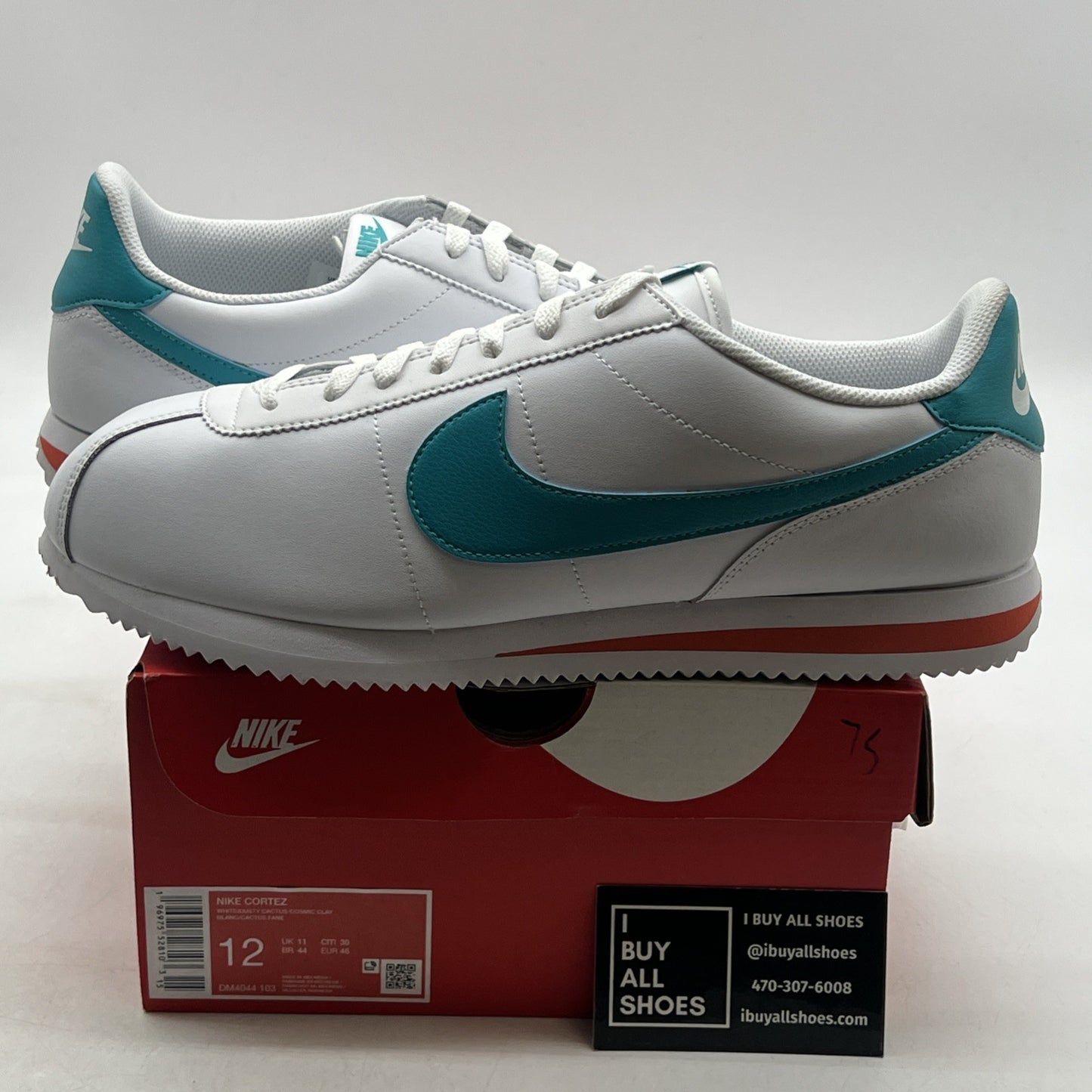 Size 12 - Nike Cortez Miami Dolphins (DM4044-103)