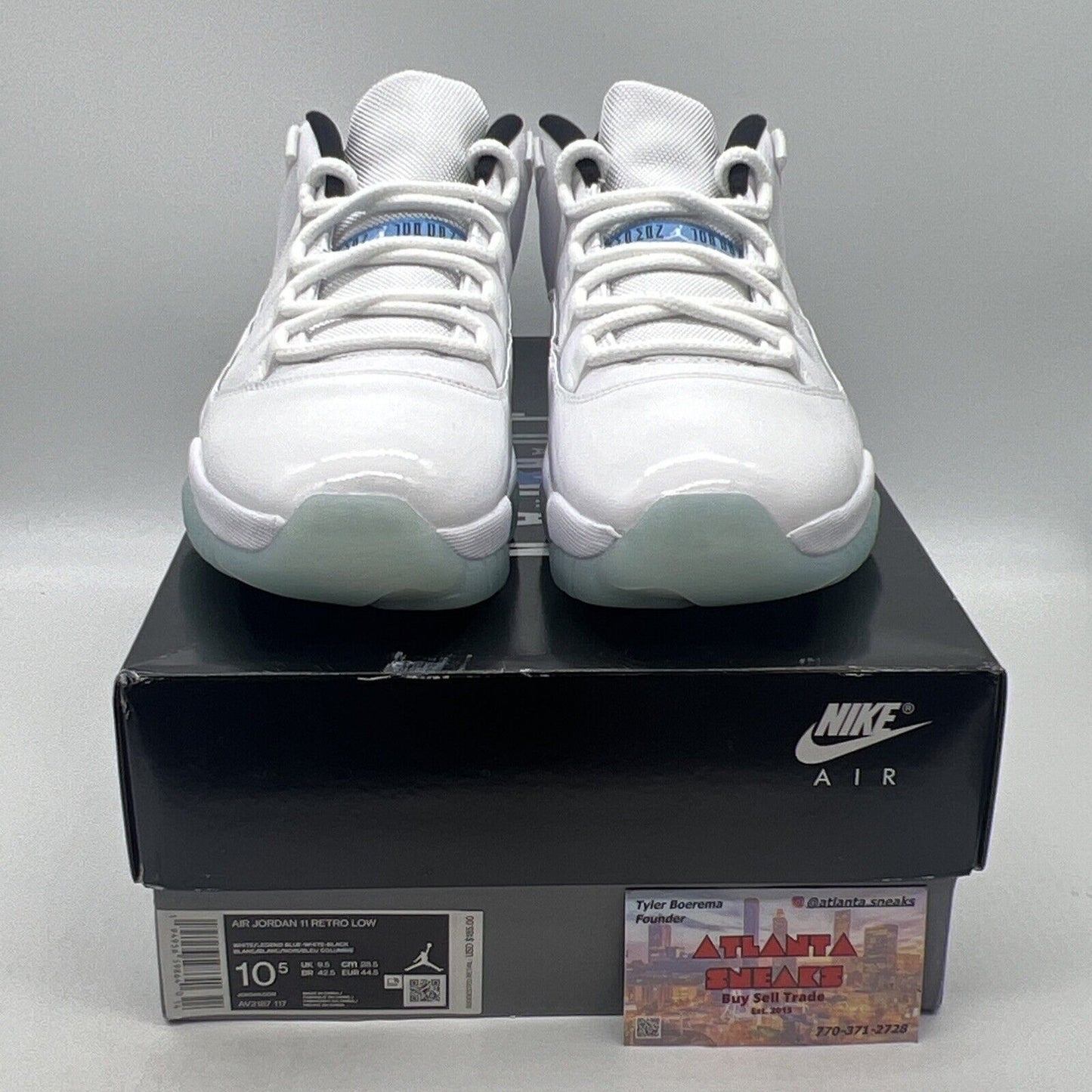 Size 10.5 - Jordan 11 Retro Low Legend Blue Brand New Og All