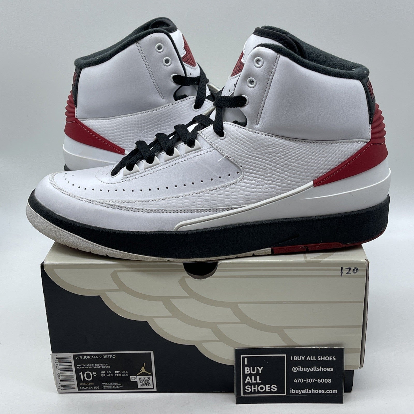 Size 10.5 - Air Jordan 2 Retro Mid Chicago (DX2454-106)