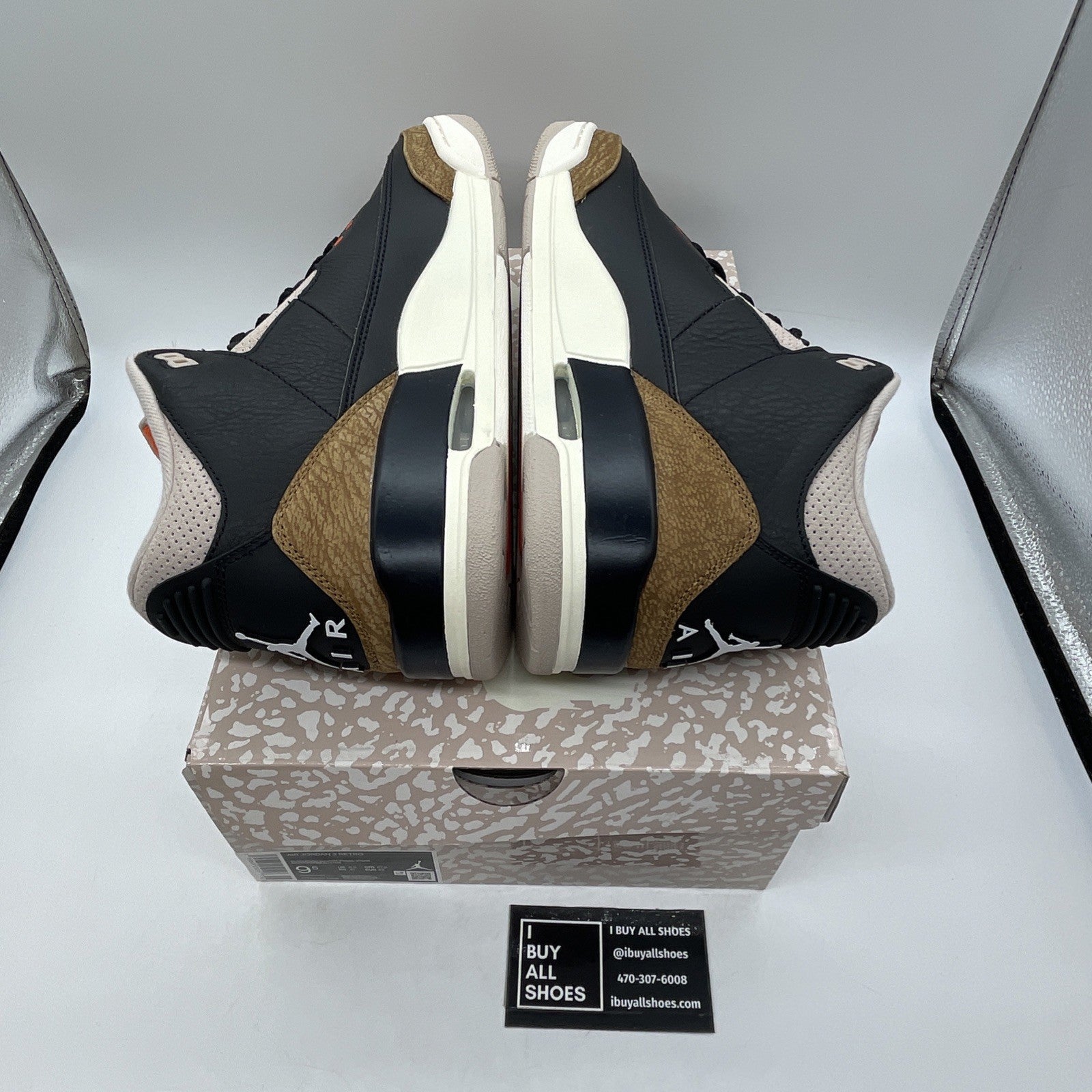 Size 9.5 - Air Jordan 3 Retro Mid Desert Elephant Suede Leather (CT8532-008)