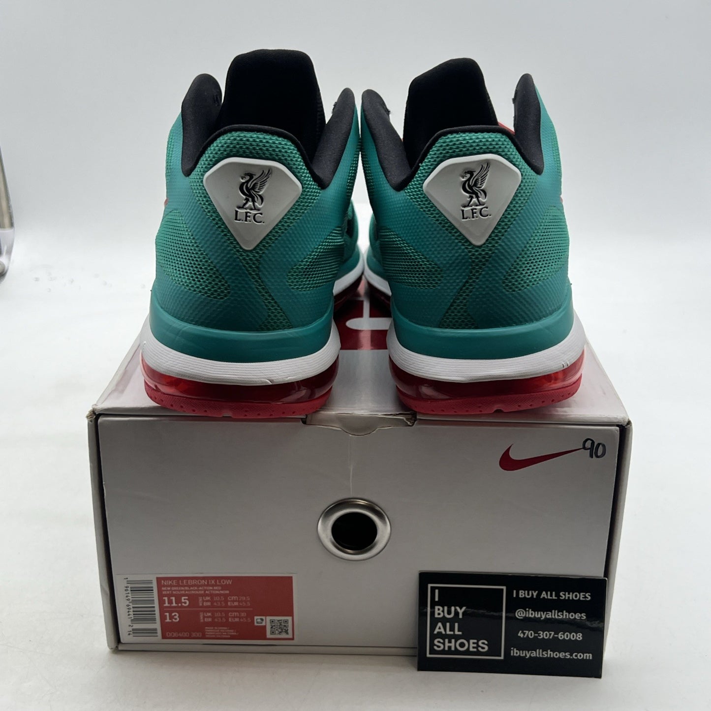 Size 11.5 - Nike LeBron 9 Low Reverse Liverpool (DQ6400-300)