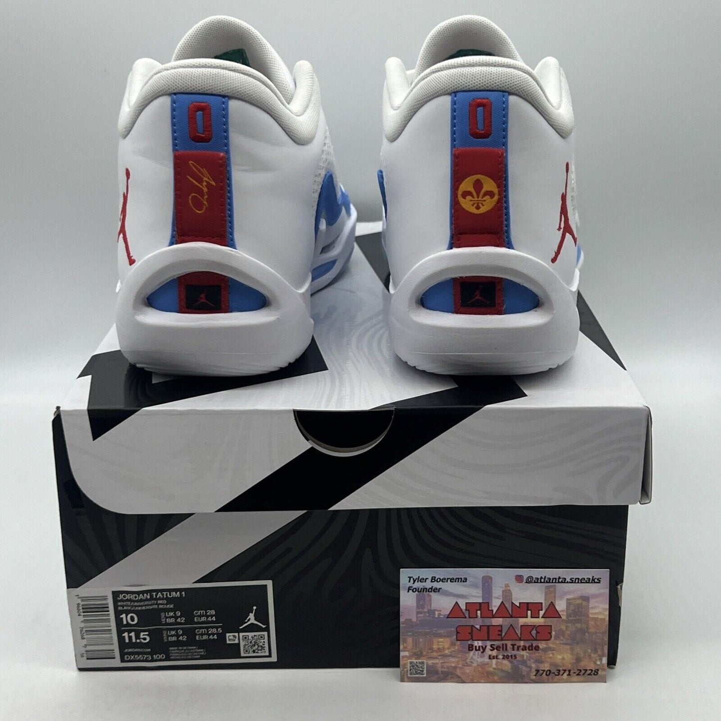 Size 10 - Jordan Tatum 1 Mid St. Louis Brand New Og All