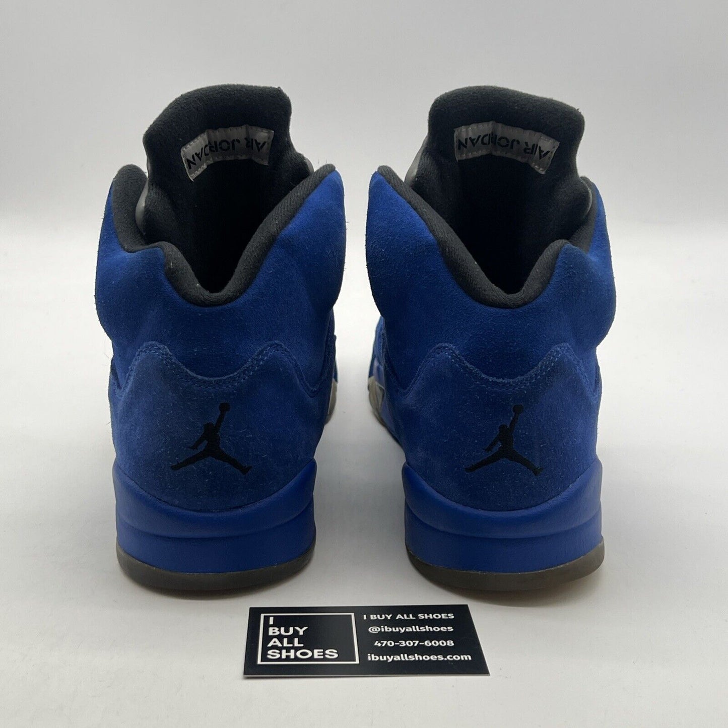 Size 12 - Air Jordan 5 Retro Blue Suede (136027-401)