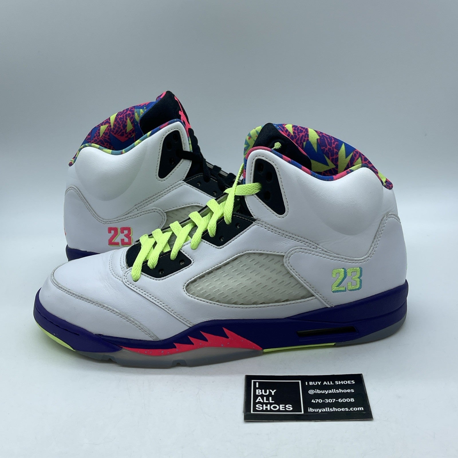 Size 13 - Jordan 5 Retro Alternate Bel-Air White Purple Leather (DB3335-100)