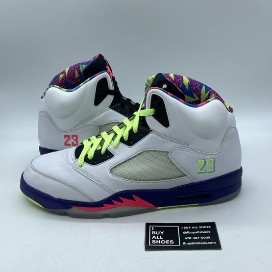 Size 13 - Jordan 5 Retro Alternate Bel-Air White Purple Leather (DB3335-100)