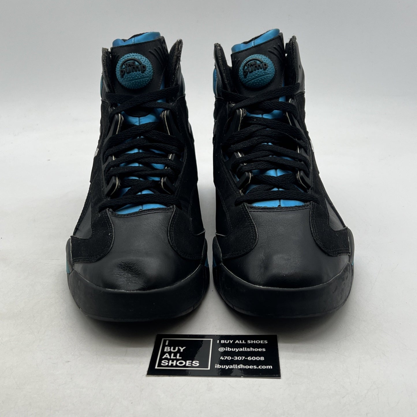 Size 13 - Reebok Shaq Attaq 2013 Black Azure (V55083)