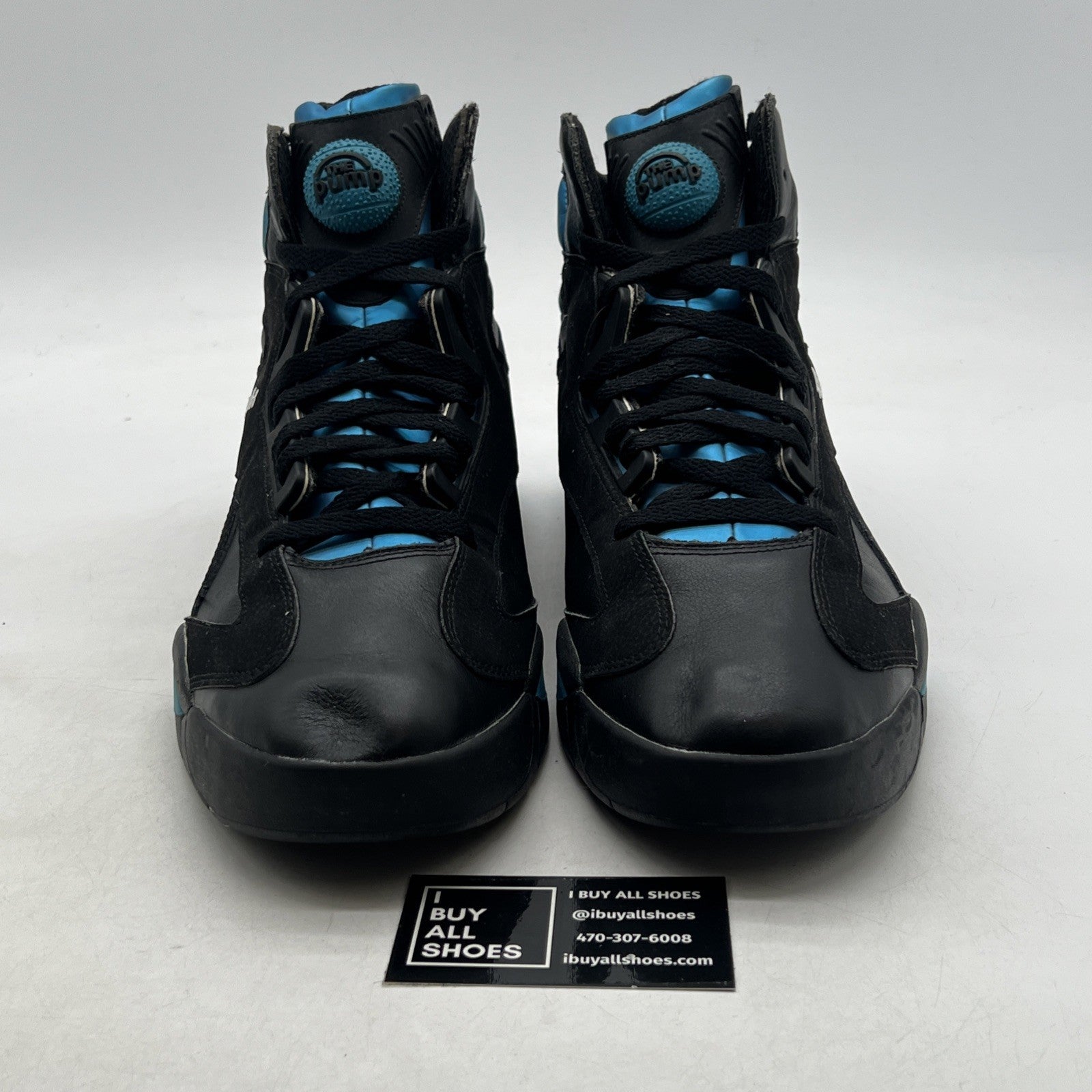 Size 13 - Reebok Shaq Attaq 2013 Black Azure (V55083)