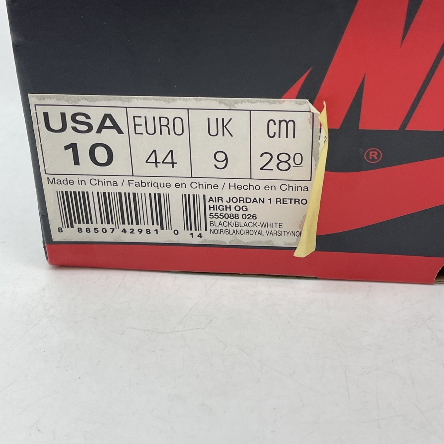 Size 10 - Air Jordan 1 Retro High OG Top 3 2016 (555088-026)