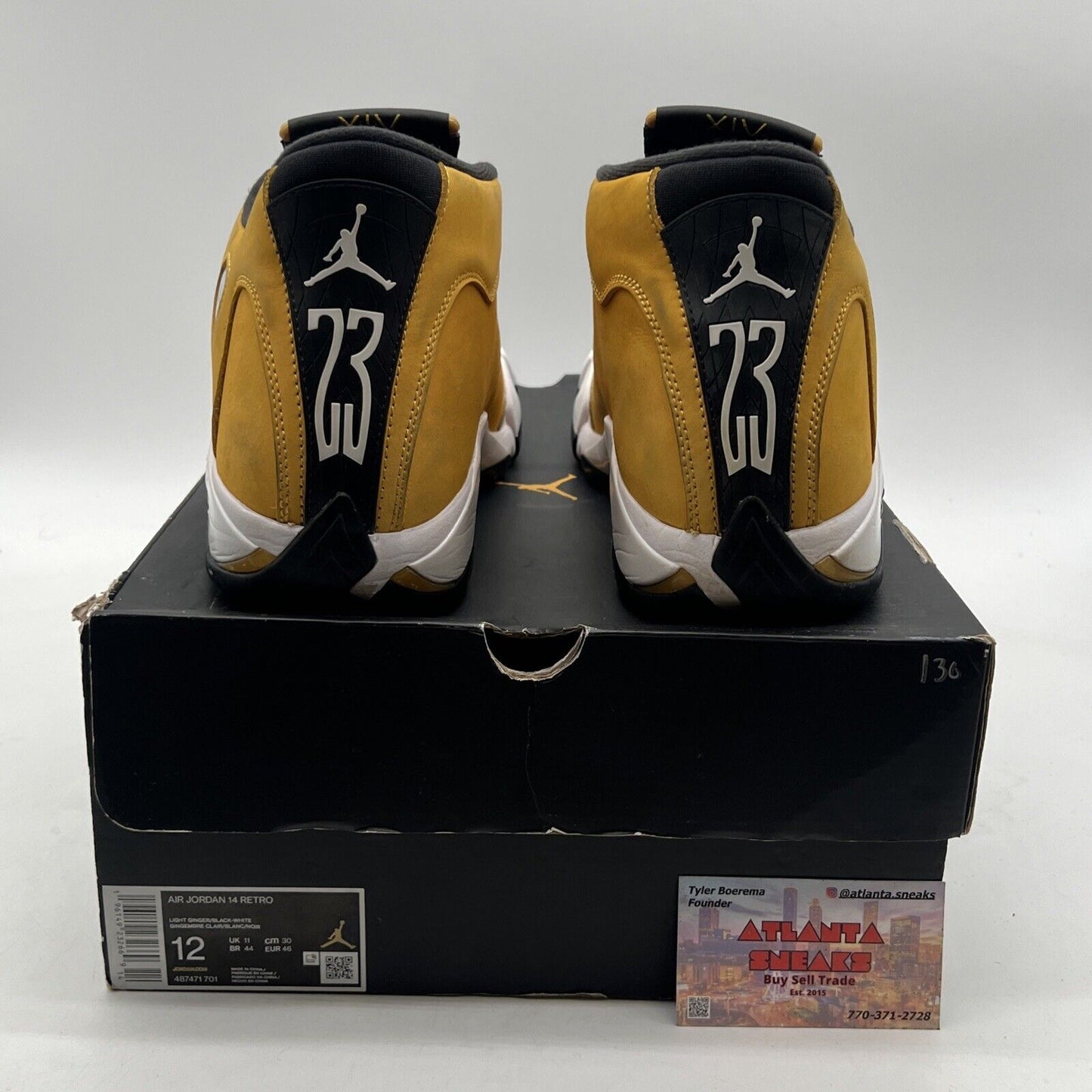 Size 12 - Air Jordan 14 Retro Light Ginger 2022 (487471-701)