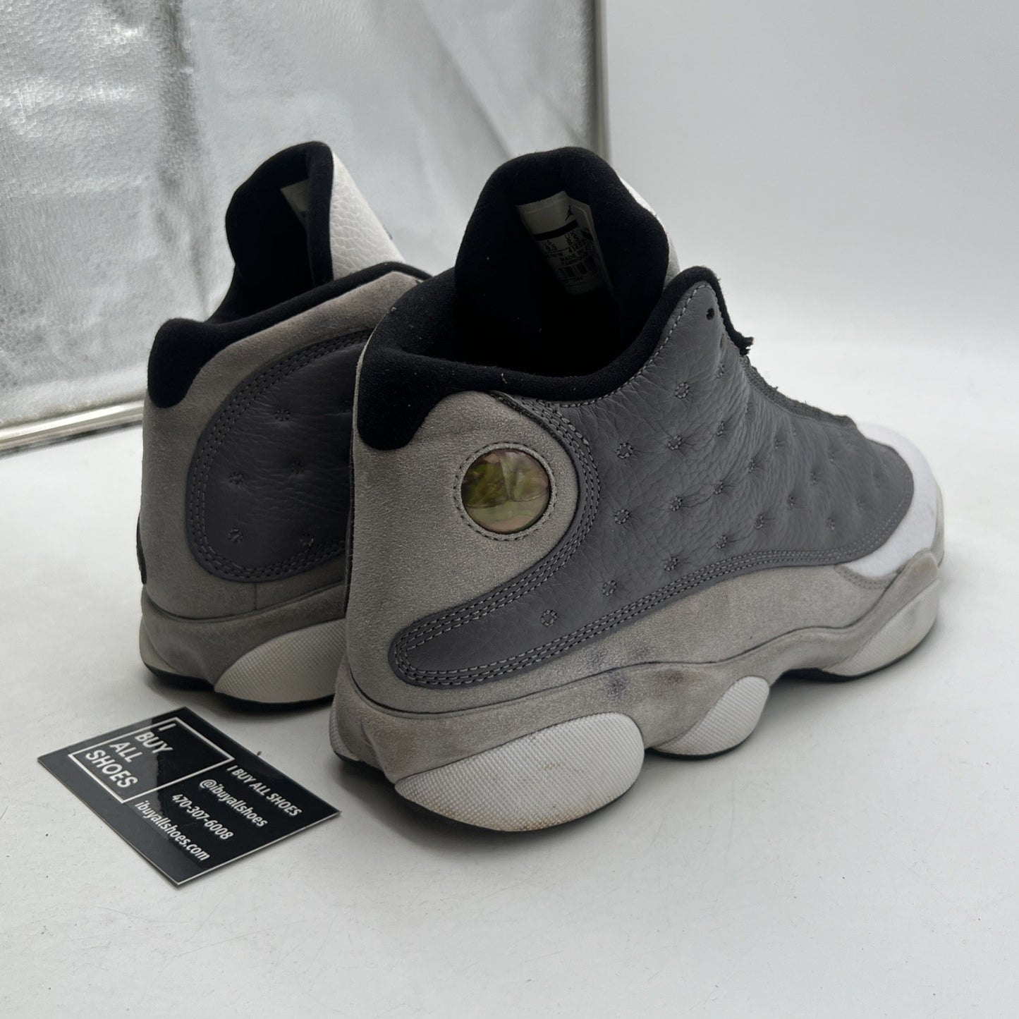 Size 9.5 - Air Jordan 13 Retro Atmosphere Grey (414571-016)