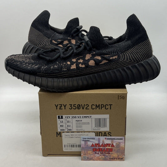 Size 12 - adidas Yeezy Boost 350 V2 CMPCT Slate Carbon Brown (HQ6319)
