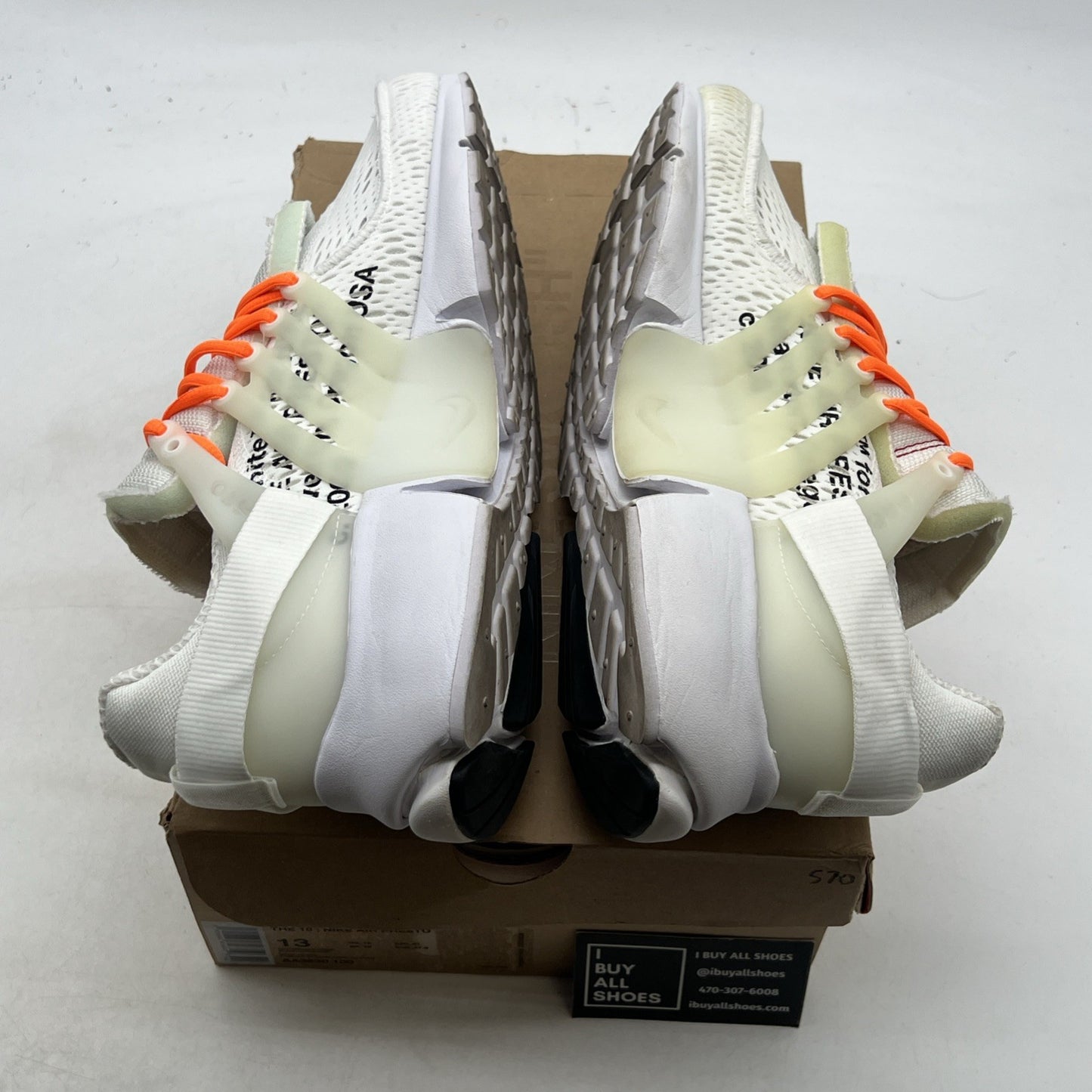 Size 13 - Nike Air Presto x Off-White White 2018 (AA3830-100)