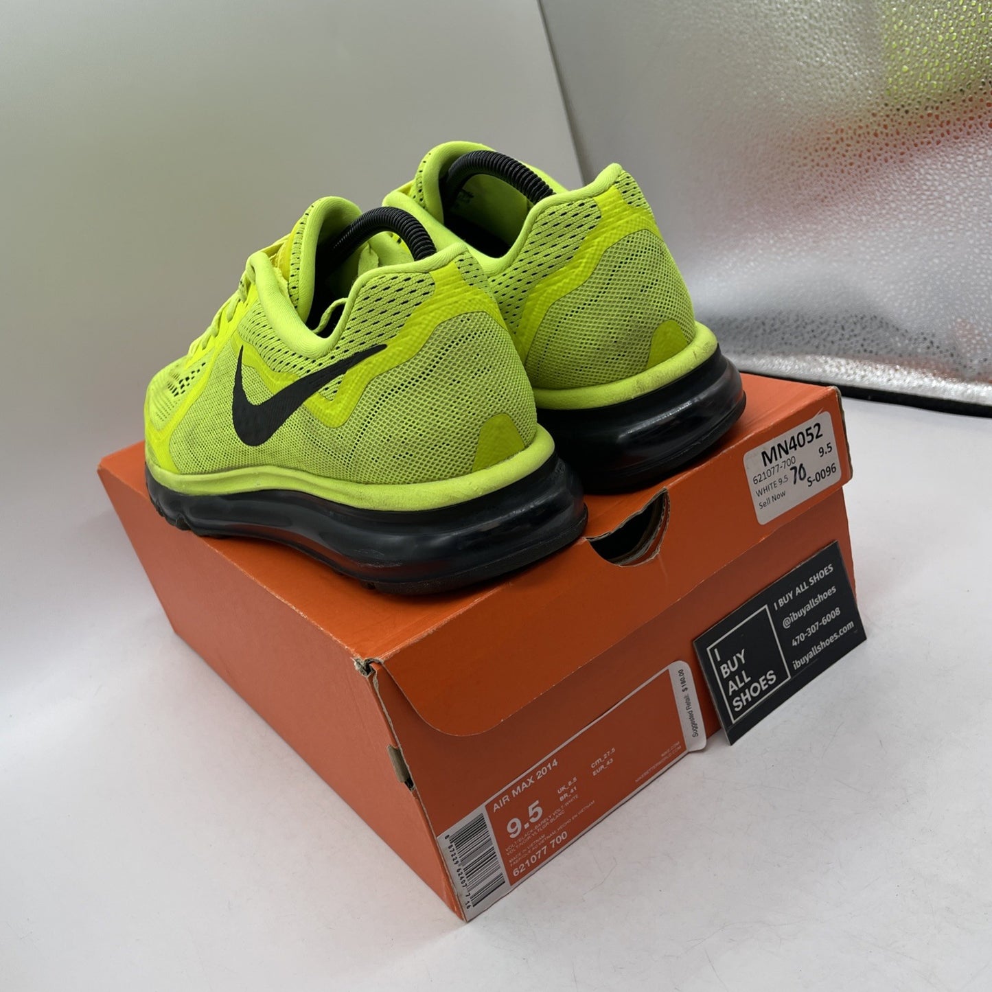 Size 9.5 - Nike Air Max 2014 Volt (621077-700)