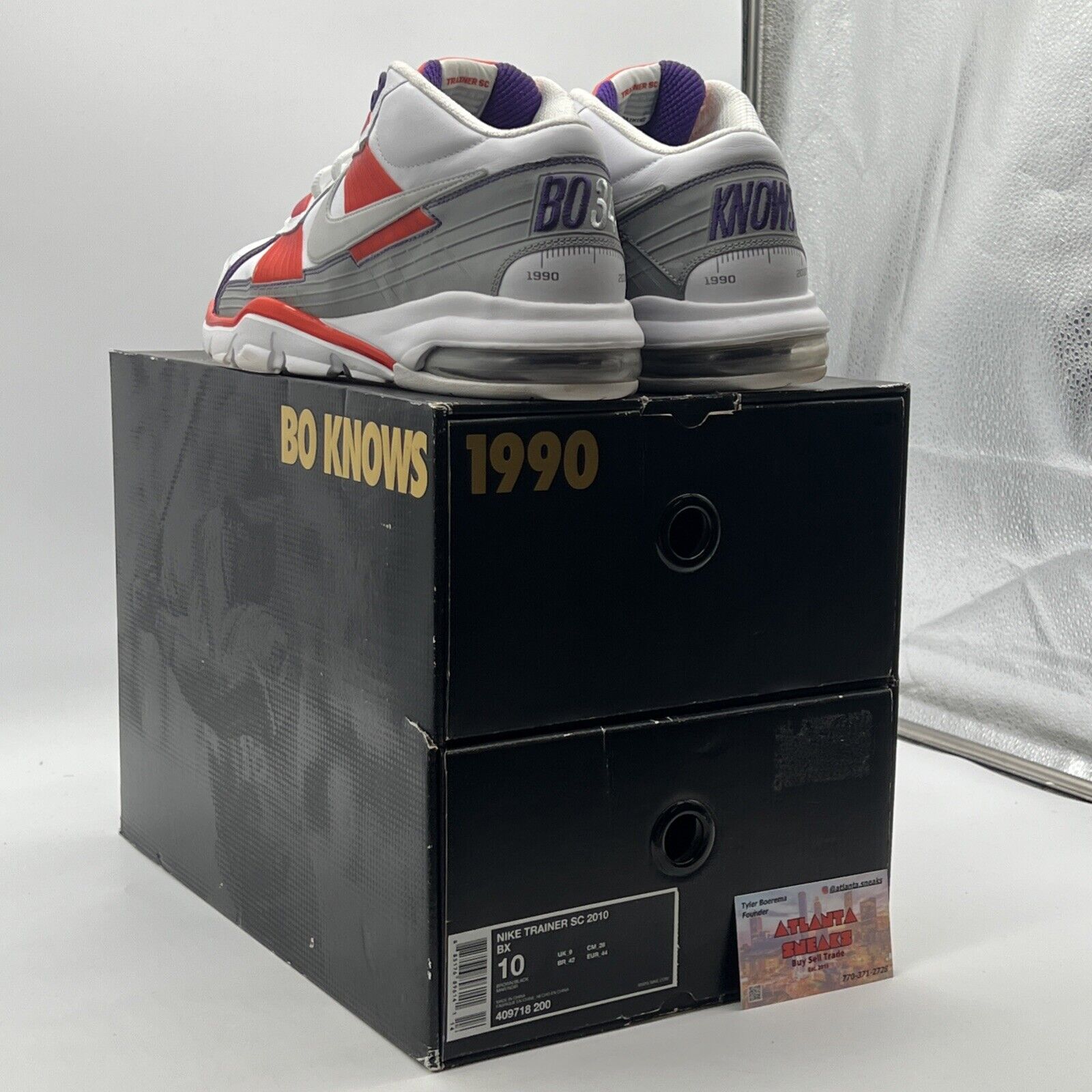 Size 10 - Nike Air Trainer SC 2010 BX 20th Anniversary Pack (409718-200)