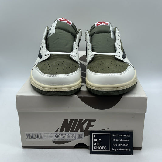 Size 12.5 - Travis Scott x Air Jordan 1 Retro OG SP Low Reverse Olive DM7866-200