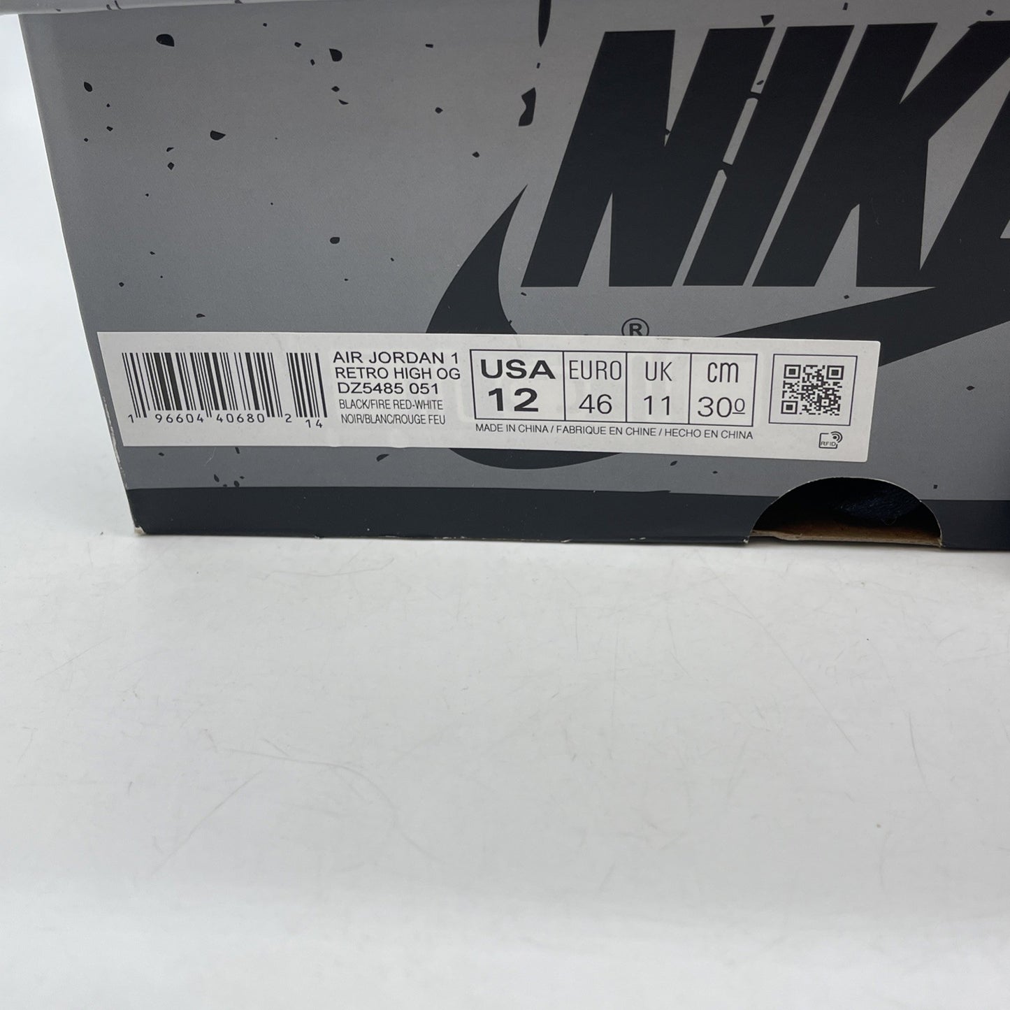 Size 12 - Air Jordan 1 Retro OG High Washed Black Grey Suede (DZ5485-051)