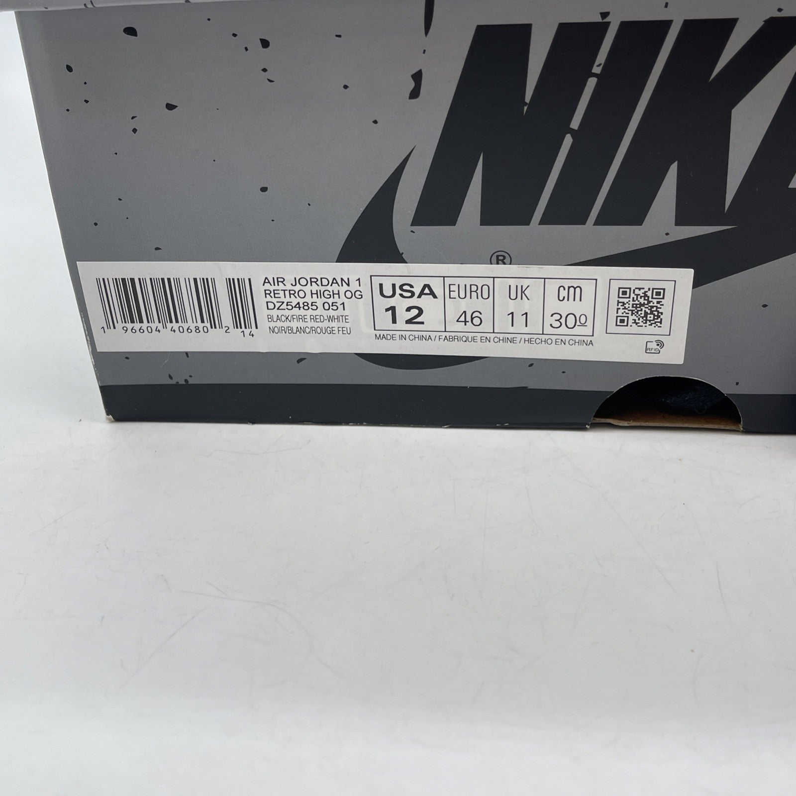 Size 12 - Air Jordan 1 Retro OG High Washed Black Grey Suede (DZ5485-051)