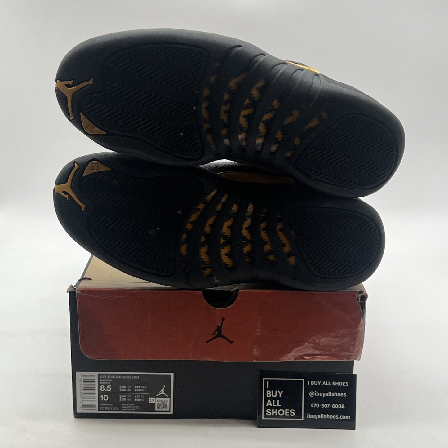 Size 8.5 - Air Jordan 12 Retro Mid Black Taxi (CT8013-071)