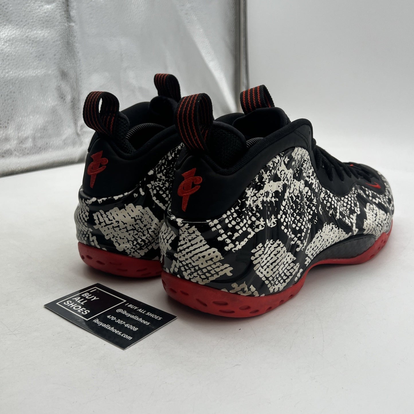 Size 10.5 - Nike Air Foamposite One Albino Snakeskin (314996-101)