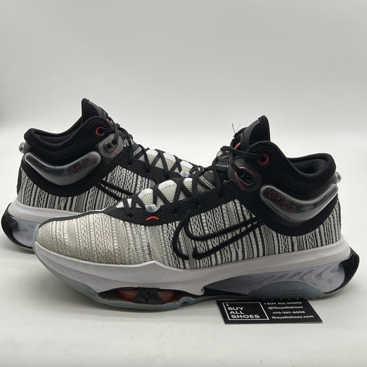 Size 12 - Nike Air Zoom GT Jump 2 Low White Black Red Athletic Shoe (DJ9431-001)