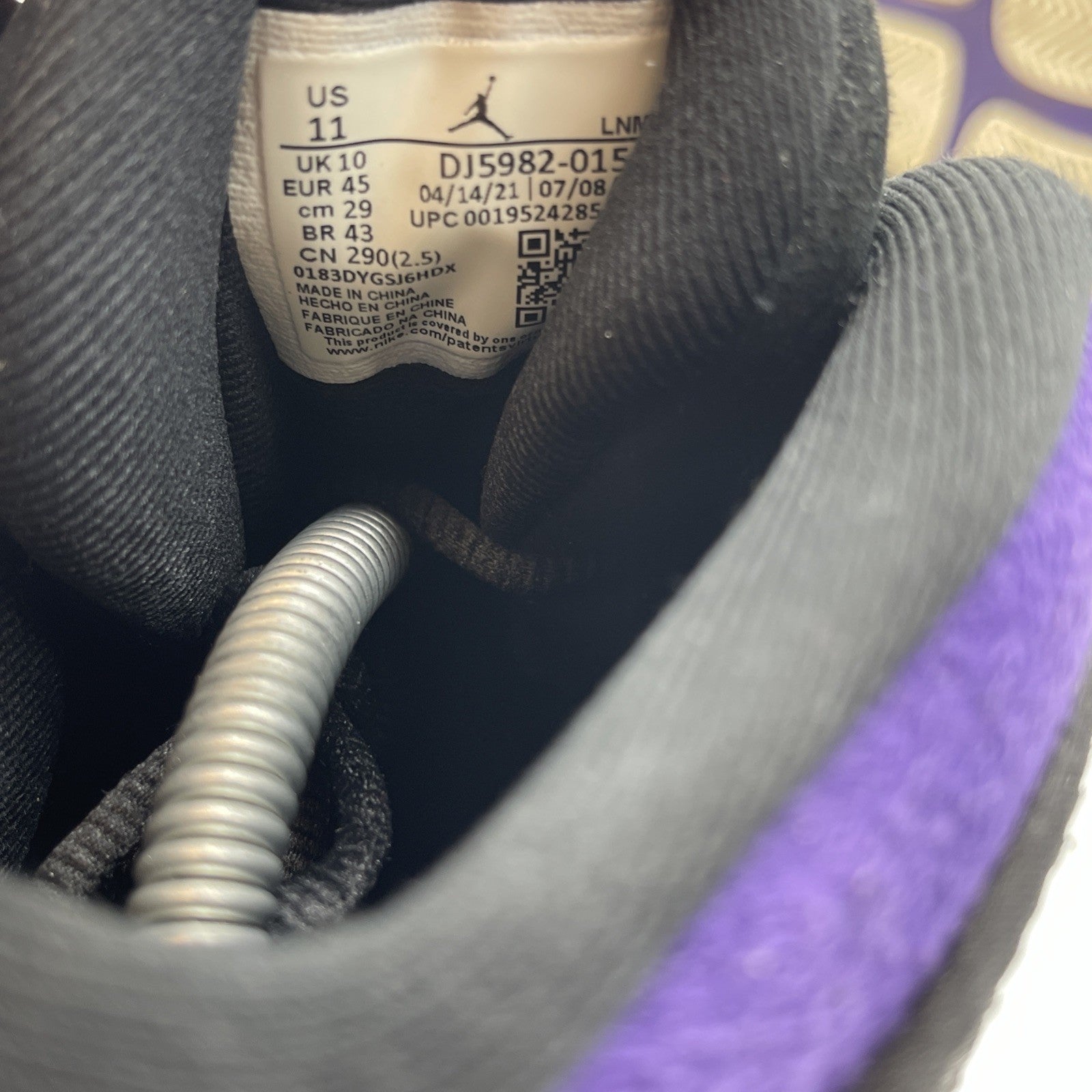 Size 11 - Jordan 13 Retro Court Purple Black Suede Leather (DJ5982-015)
